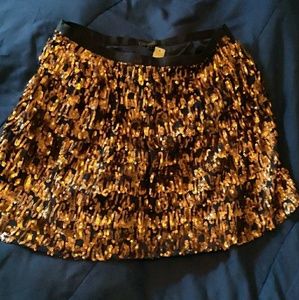 J. Crew Abstract Sequined Skirt